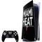 NBA Miami Heat Standard - Black PlayStation PS5 Skins