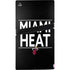 NBA Miami Heat Standard - Black PS5 Pro Console Skin