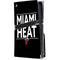 NBA Miami Heat Standard - Black PS5 Pro Disk Console Skin