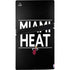 NBA Miami Heat Standard - Black PS5 Pro Disk Console Skin