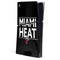 NBA Miami Heat Standard - Black PS5 Slim Digital Edition Console Skin