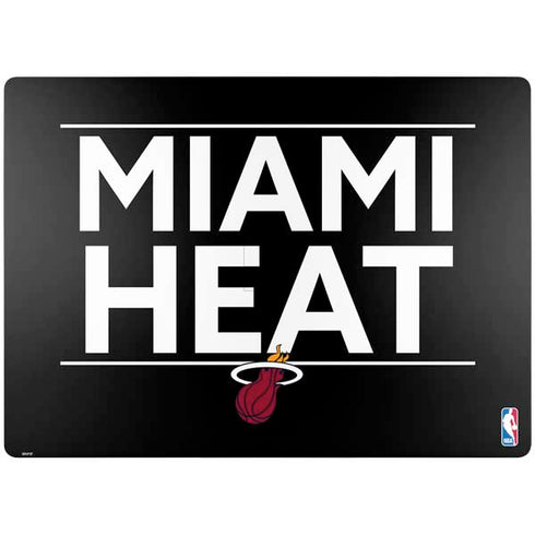 NBA Miami Heat Standard - Black Surface Laptop 7 15in Skin