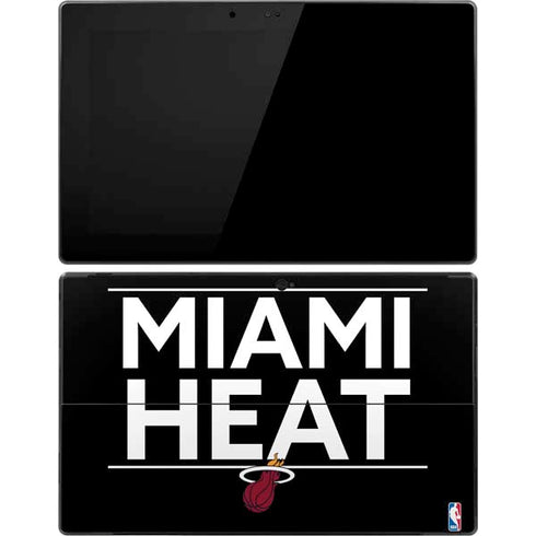 NBA Miami Heat Standard - Black Surface Pro Tablet Skin