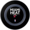 NBA Miami Heat Standard - Black Wireless Charger Skin