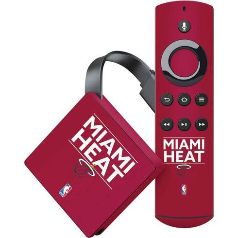 NBA Miami Heat Standard - Red Amazon Fire TV Skin