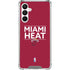 NBA Miami Heat Standard - Red Galaxy A16 5G Clear Case