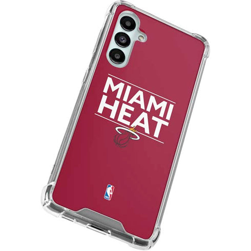 NBA Miami Heat Standard - Red Galaxy A16 5G Clear Case