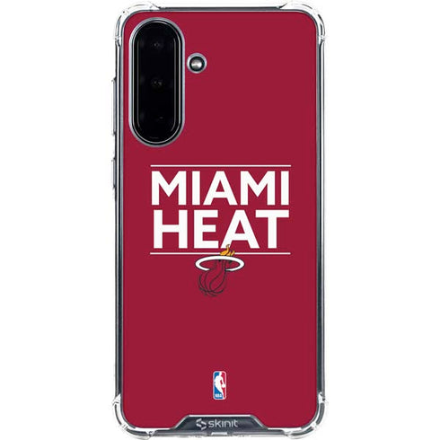 NBA Miami Heat Standard - Red Galaxy A36 5G Clear Case
