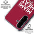 NBA Miami Heat Standard - Red Galaxy A36 5G Clear Case