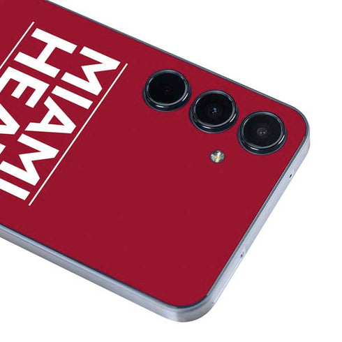 NBA Miami Heat Standard - Red Galaxy A55 5G Skin