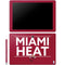 NBA Miami Heat Standard - Red Galaxy Book 12in Skin