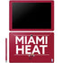 NBA Miami Heat Standard - Red Galaxy Book 12in Skin