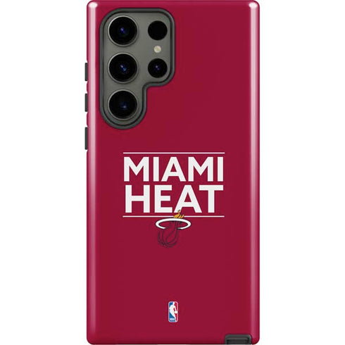 NBA Miami Heat Standard - Red Galaxy S23 Ultra Pro Case