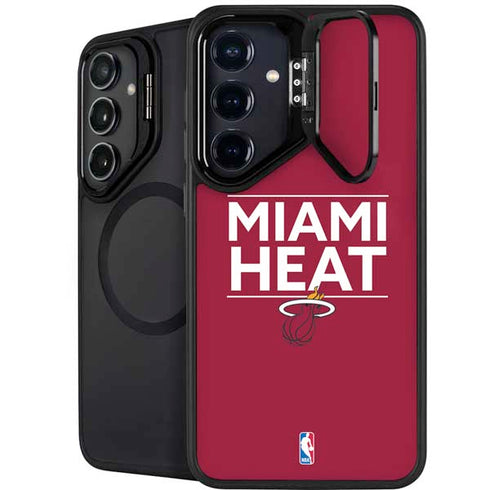 NBA Miami Heat Standard - Red Galaxy S24 FE Kickstand Case