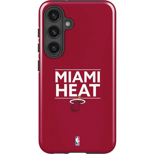 NBA Miami Heat Standard - Red Galaxy S25 Impact Case