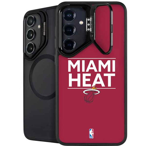 NBA Miami Heat Standard - Red Galaxy S25 Plus Kickstand Case