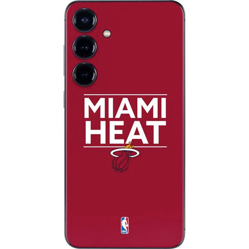 NBA Miami Heat Standard - Red Galaxy S25 Plus Skin