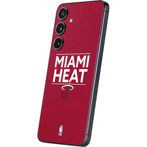 NBA Miami Heat Standard - Red Galaxy S25 Plus Skin