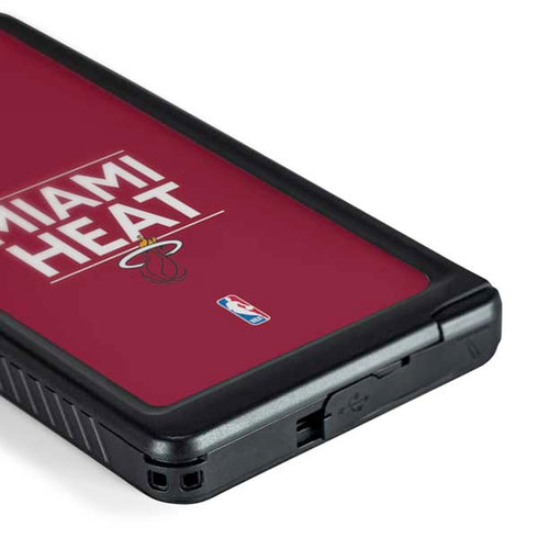NBA Miami Heat Standard - Red Galaxy S24 Ultra Waterproof Case