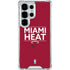 NBA Miami Heat Standard - Red Galaxy S25 Ultra Clear Case