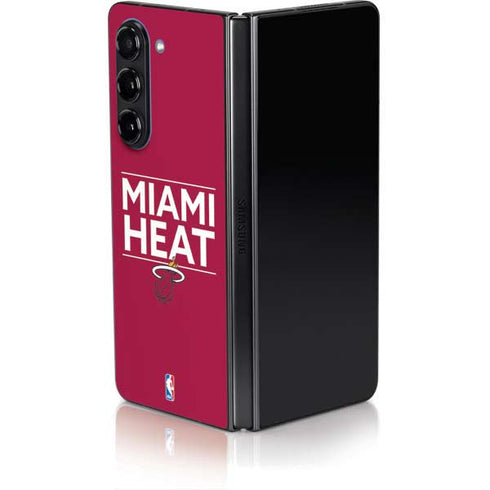 NBA Miami Heat Standard - Red Galaxy Z Fold5 5G Skin