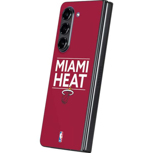 NBA Miami Heat Standard - Red Galaxy Z Fold5 5G Skin