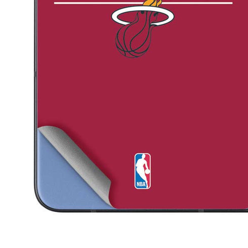 NBA Miami Heat Standard - Red Galaxy Z Fold5 5G Skin