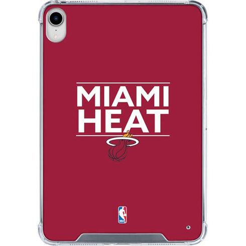 NBA Miami Heat Standard - Red iPad 11th Gen (2025) Clear Case