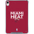 NBA Miami Heat Standard - Red iPad 11th Gen (2025) Clear Case