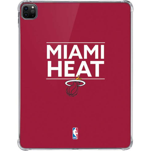 NBA Miami Heat Standard - Red iPad Pro 11in (2024) Clear Case