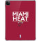 NBA Miami Heat Standard - Red iPad Pro 11in (2024) Clear Case