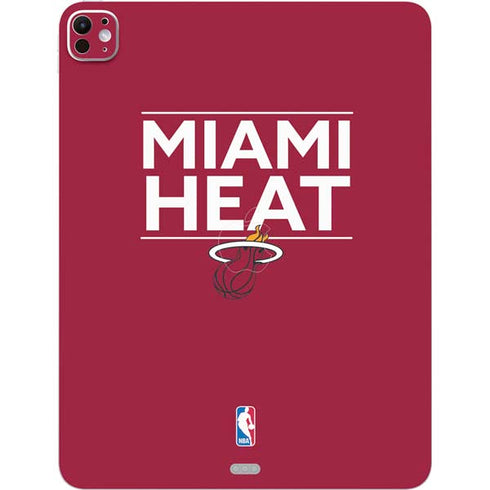 NBA Miami Heat Standard - Red iPad Pro 13in M4 (2024) Skin