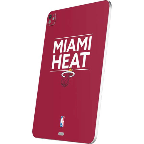 NBA Miami Heat Standard - Red iPad Pro 13in M4 (2024) Skin