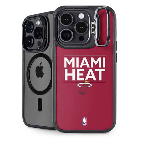 NBA Miami Heat Standard - Red iPhone 13 Pro Kickstand Case