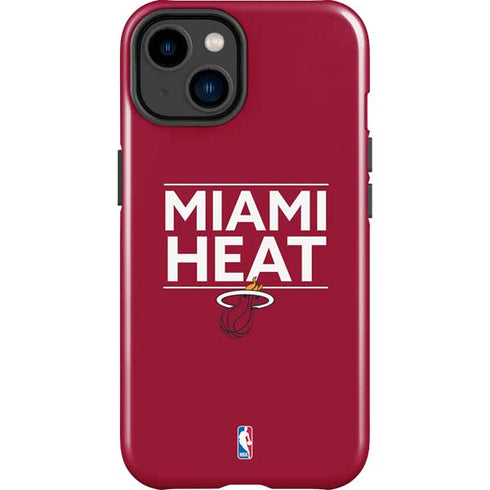 NBA Miami Heat Standard - Red iPhone 15 Impact Case