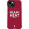NBA Miami Heat Standard - Red iPhone 15 Impact Case