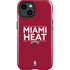 NBA Miami Heat Standard - Red iPhone 15 Impact Case
