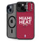 NBA Miami Heat Standard - Red iPhone 15 Plus Kickstand Case