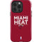 NBA Miami Heat Standard - Red iPhone 15 Pro Impact Case