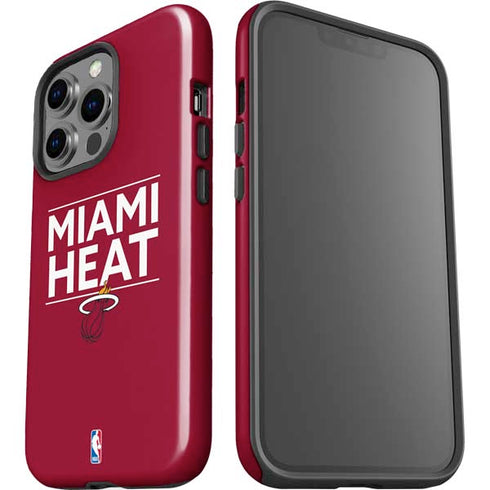 NBA Miami Heat Standard - Red iPhone 15 Pro Impact Case