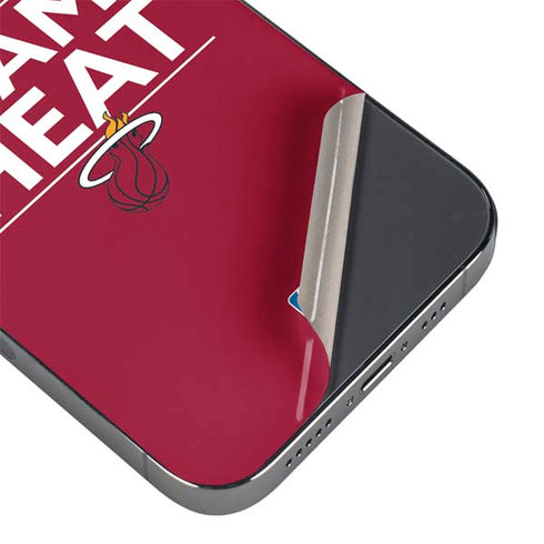 NBA Miami Heat Standard - Red iPhone 15 Pro Max Skin