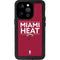 NBA Miami Heat Standard - Red iPhone 15 Pro Waterproof Case
