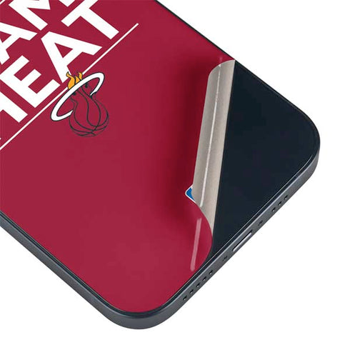NBA Miami Heat Standard - Red iPhone 15 Skin