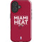NBA Miami Heat Standard - Red iPhone 16 Impact Case