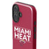 NBA Miami Heat Standard - Red iPhone 16 Impact Case