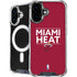 NBA Miami Heat Standard - Red iPhone 16 MagSafe Case