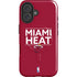 NBA Miami Heat Standard - Red iPhone 16 Magsafe Impact Case