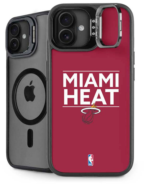 NBA Miami Heat Standard - Red iPhone 16 Plus Kickstand Case