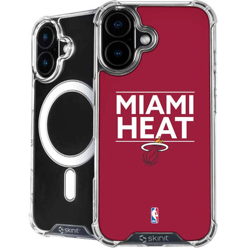 NBA Miami Heat Standard - Red iPhone 16 Plus MagSafe Case