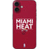 NBA Miami Heat Standard - Red iPhone 16 Plus Skin